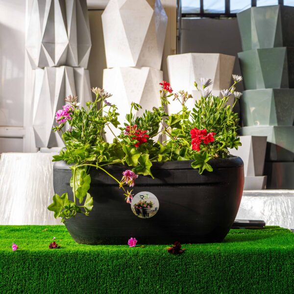 Pot « Rubi Plast » 25 cm x 25 cm x 50 cm – Image 2